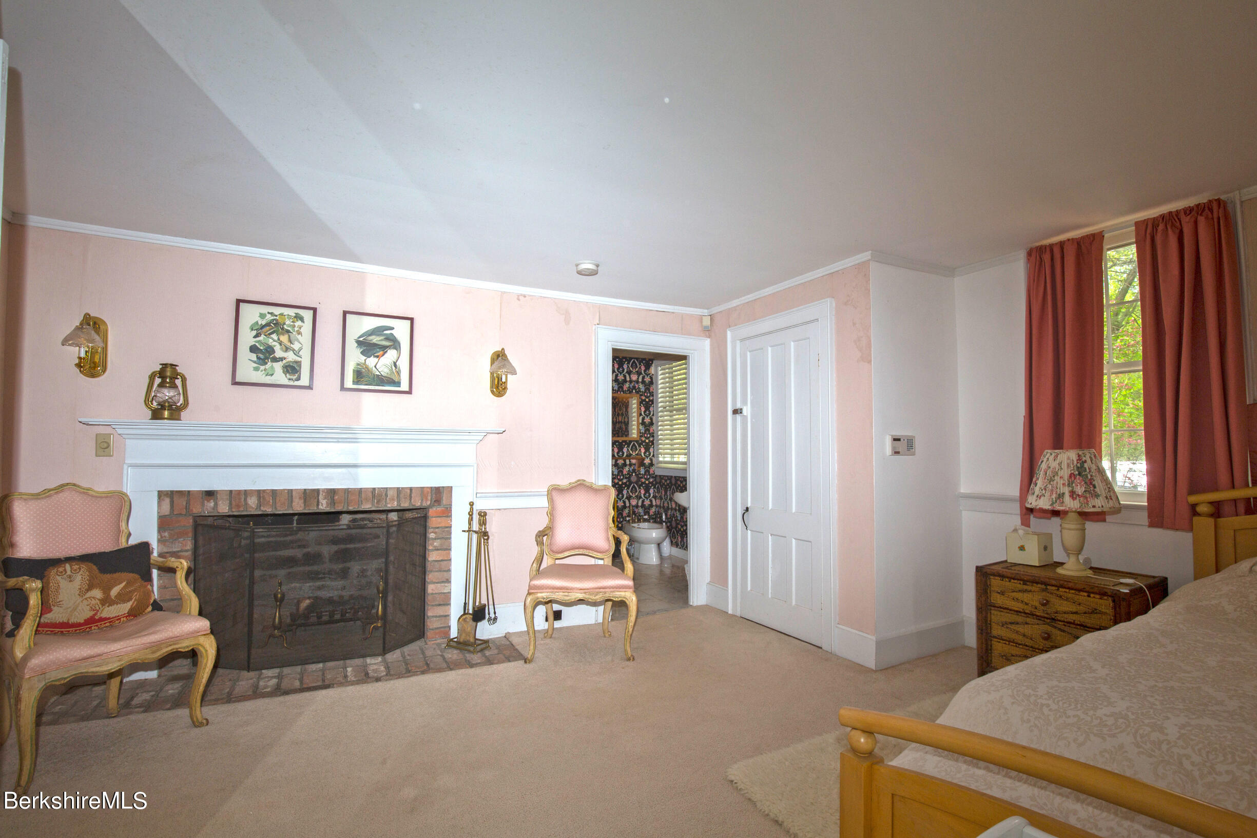 75 Old Quarry Road Otis, MA 01253 - Photo 17 of 39 a living room with furniture and a fireplace