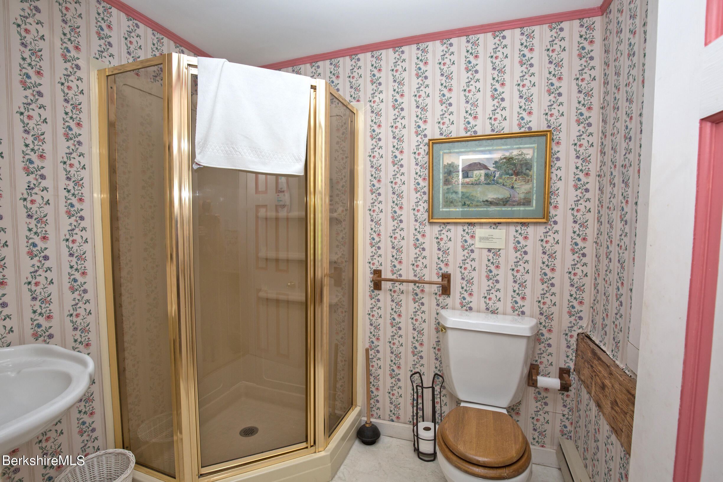 75 Old Quarry Road Otis, MA 01253 - Photo 28 of 39 a bathroom with a toilet and a shower