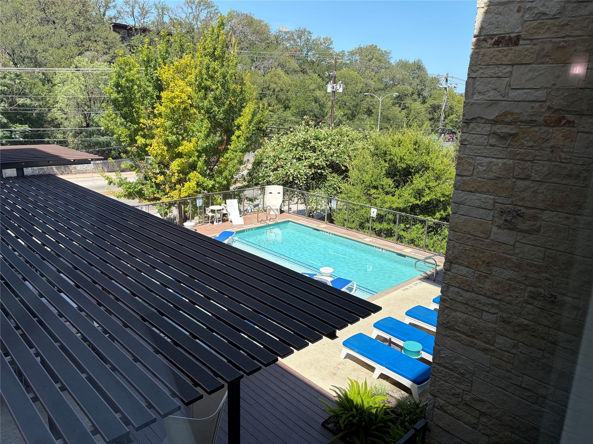 1900 Barton Springs Road, Unit 3003 Austin, TX 78704 - Photo 15 of 19 Pool on 3rd floor overlooking Zilker park.