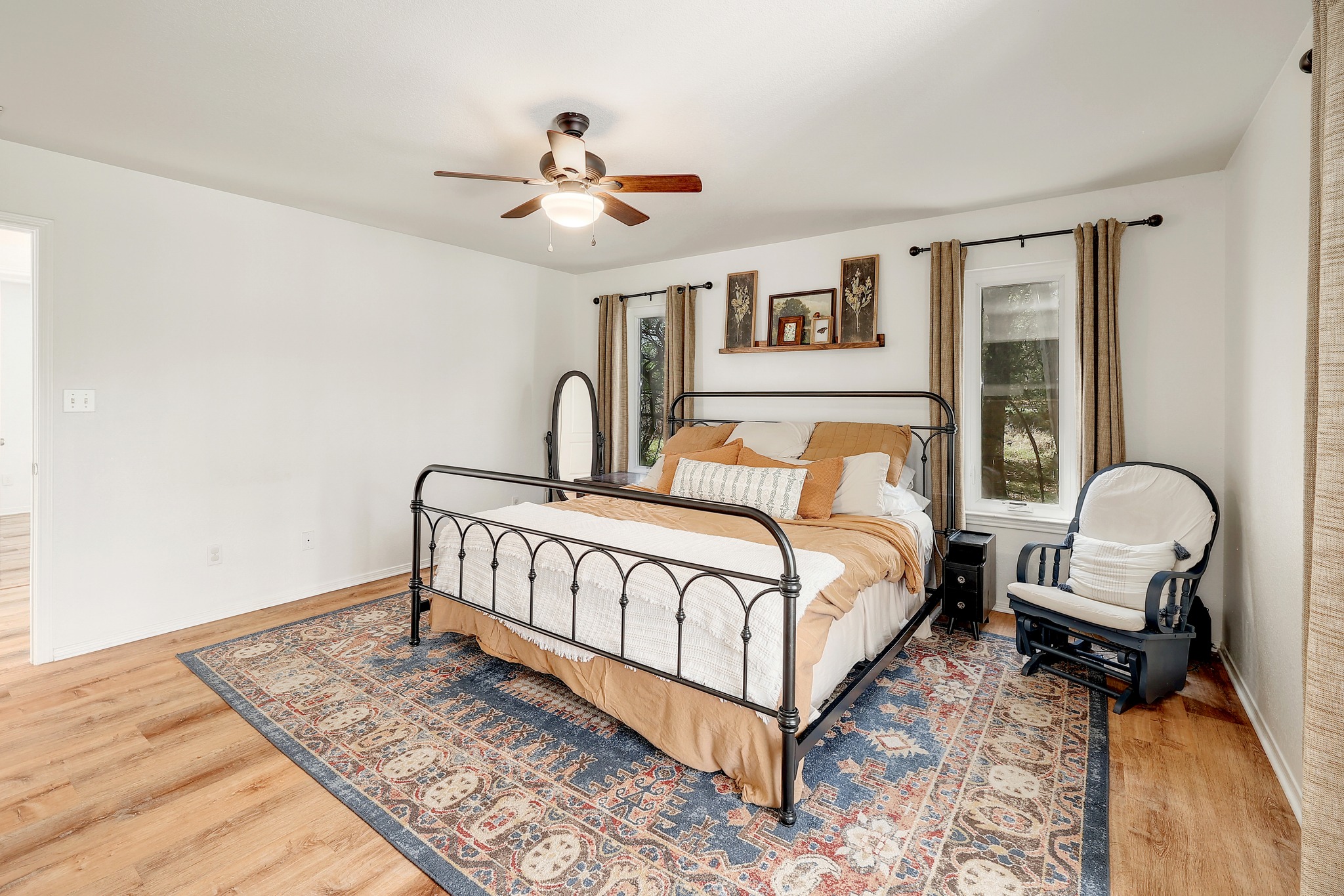 1455 County Road 262 Georgetown, TX 78633 - Photo 15 of 40 a bedroom with a bed chair and a window