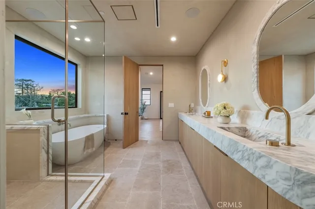 a view of a walk in closet