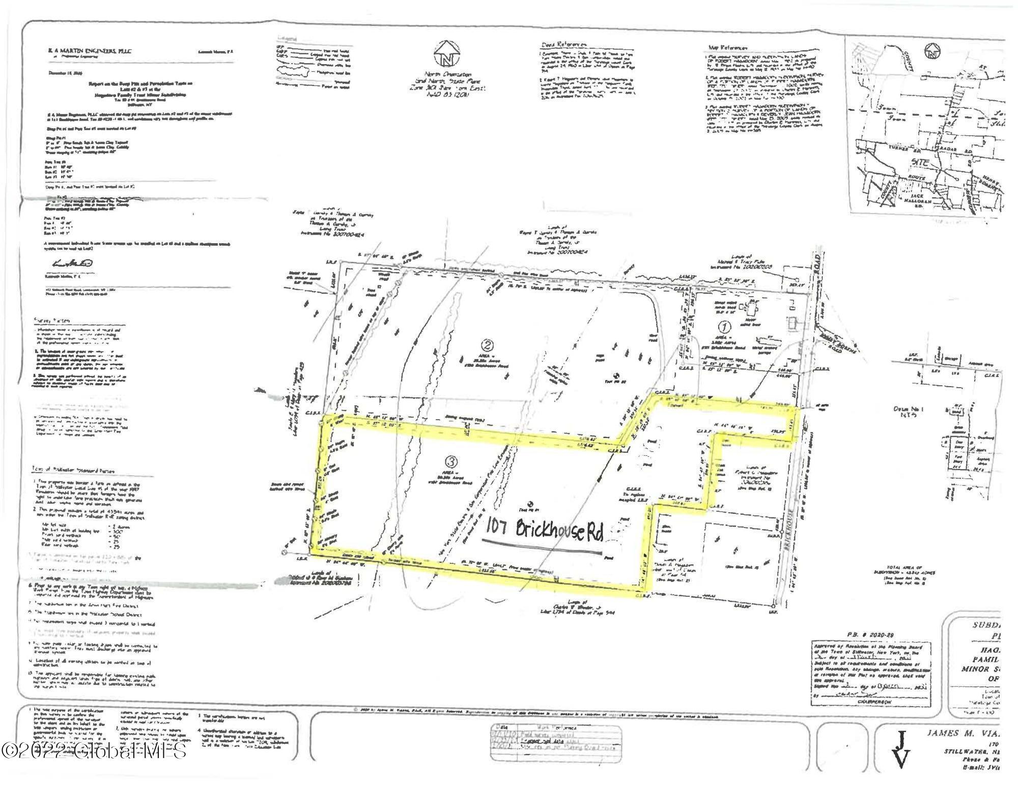 107 Brickhouse Road Stillwater, NY 12170 - Photo 4 of 10 107 Survey Map