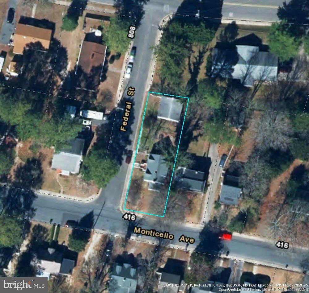 815 Federal Street Salisbury, MD 21801 - Photo 41 of 43 an aerial view of residential houses and outdoor space