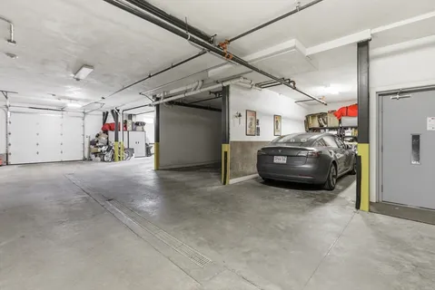 a front view of a building with street view