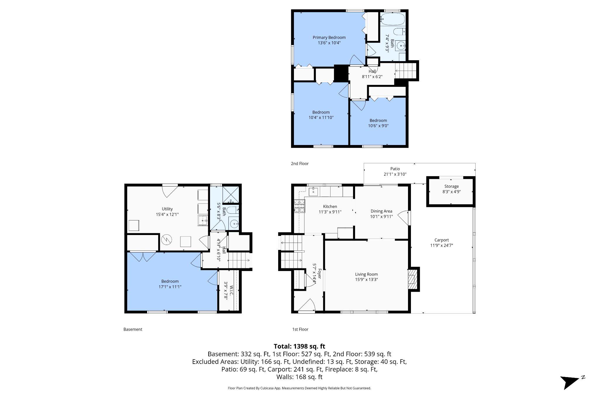 7600 Kingsbury Road Alexandria, VA 22315 - Photo 29 of 29 Spacious multi-level floor plan layout