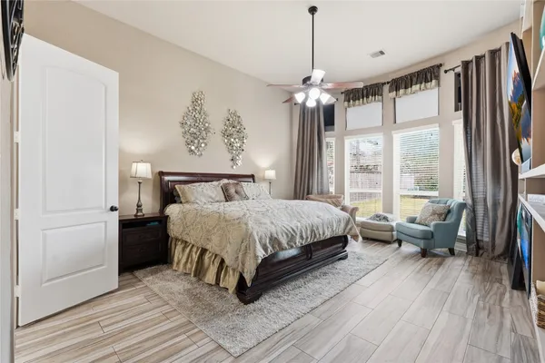 a view of a livingroom with furniture and window