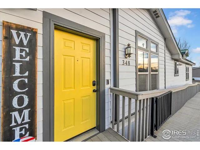 a view of front door