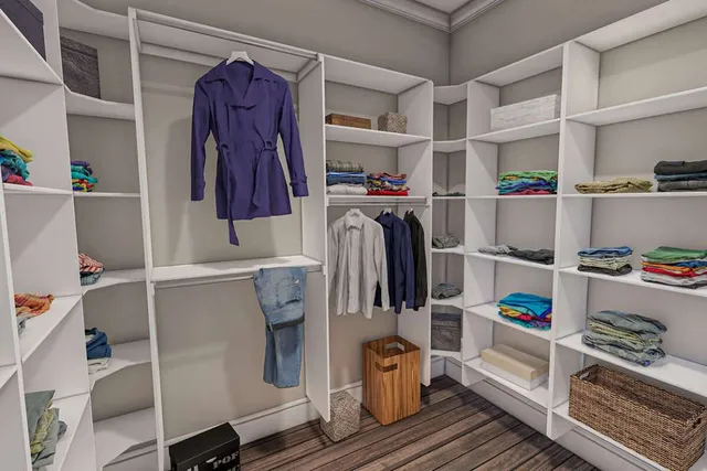 a walk in closet