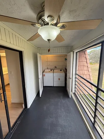 a view of a hardwood and an empty room