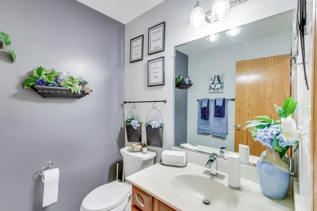 a view of livingroom with furniture and hardwood floor