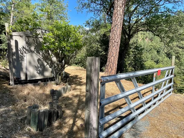 a view of lake from a yard