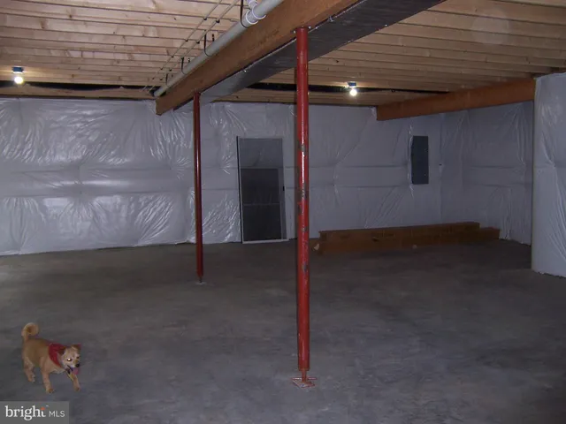 a view of basement