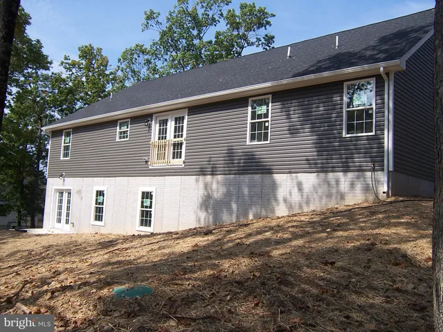 a backyard of a house