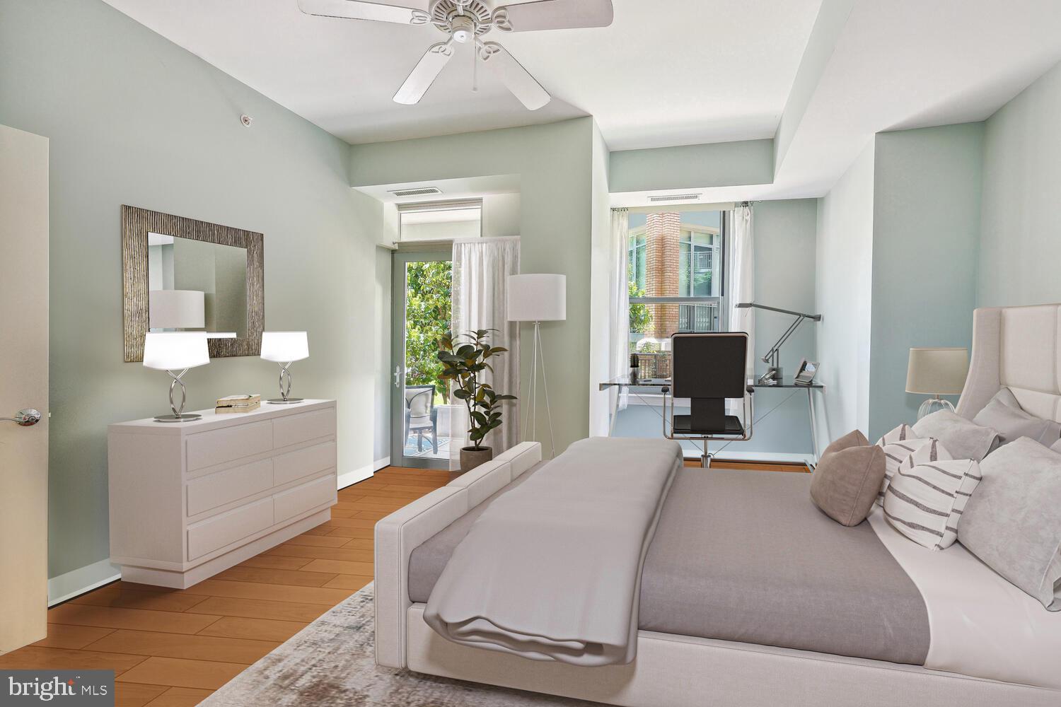 2425 L Street Northwest, Unit 241 Washington, DC 20037 - Photo 11 of 25 Primary suite with terrace