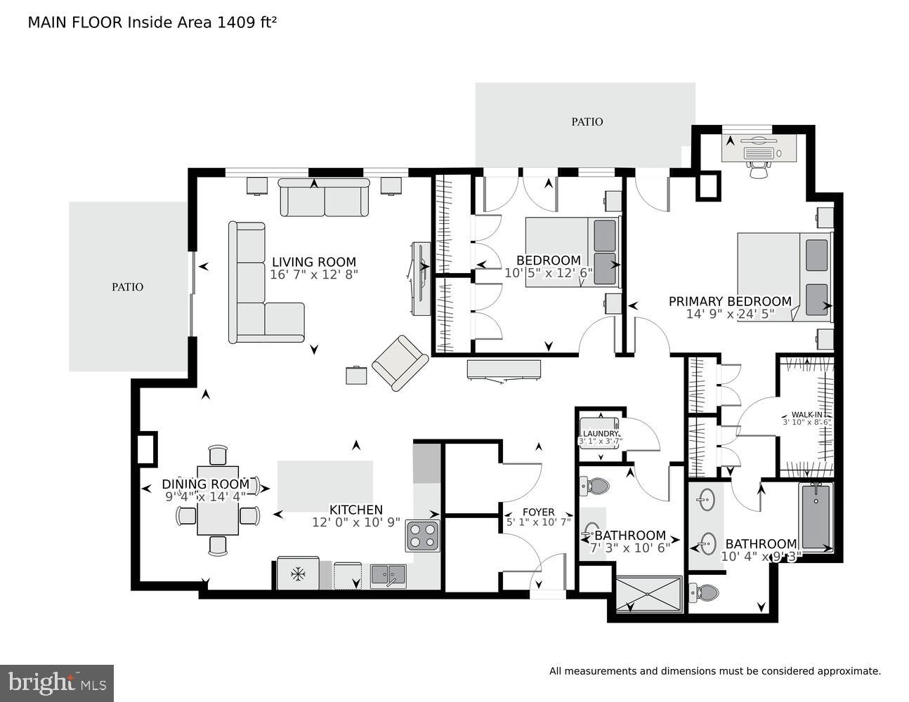 2425 L Street Northwest, Unit 241 Washington, DC 20037 - Photo 25 of 25 Floor plan