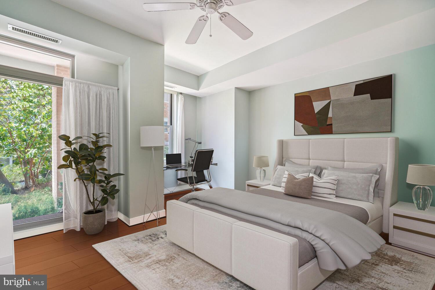2425 L Street Northwest, Unit 241 Washington, DC 20037 - Photo 10 of 25 Primary suite with terrace