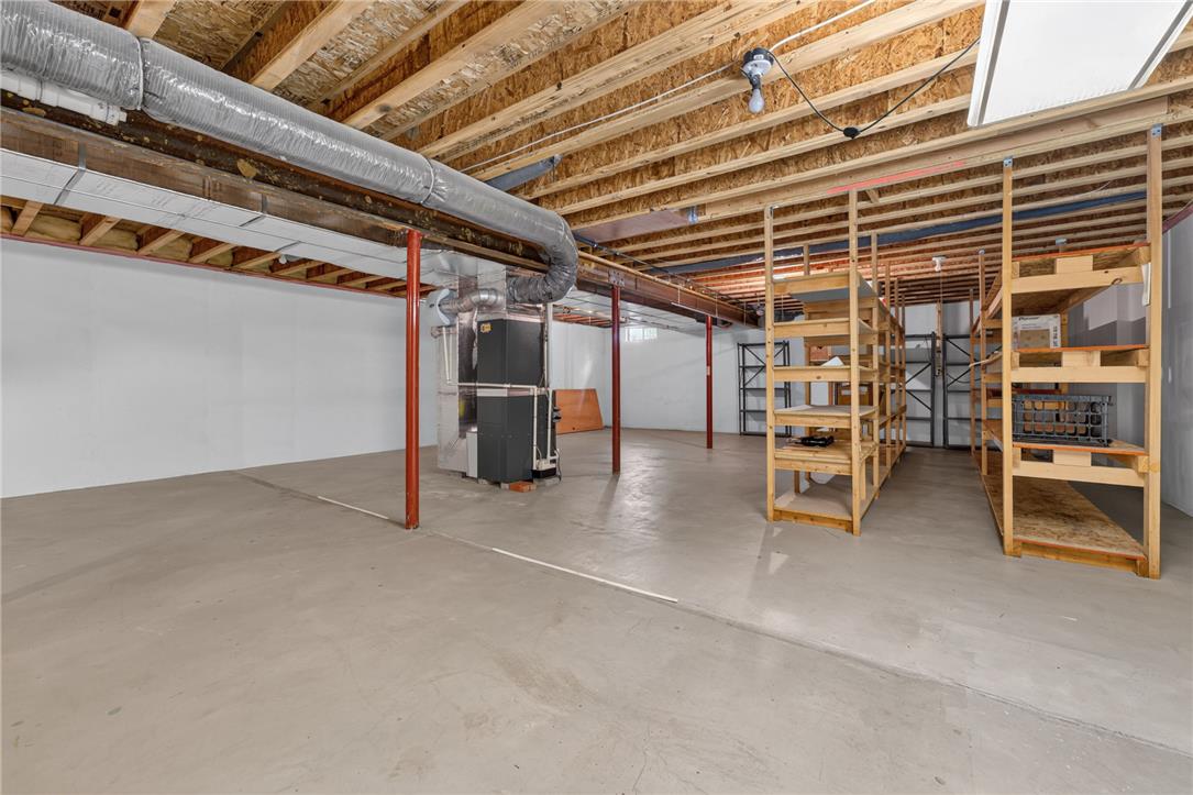 198 Park Ridge Drive Easton, PA 18040 - Photo 19 of 28 A spacious, unfinished basement offers ample storage and future customization potential.