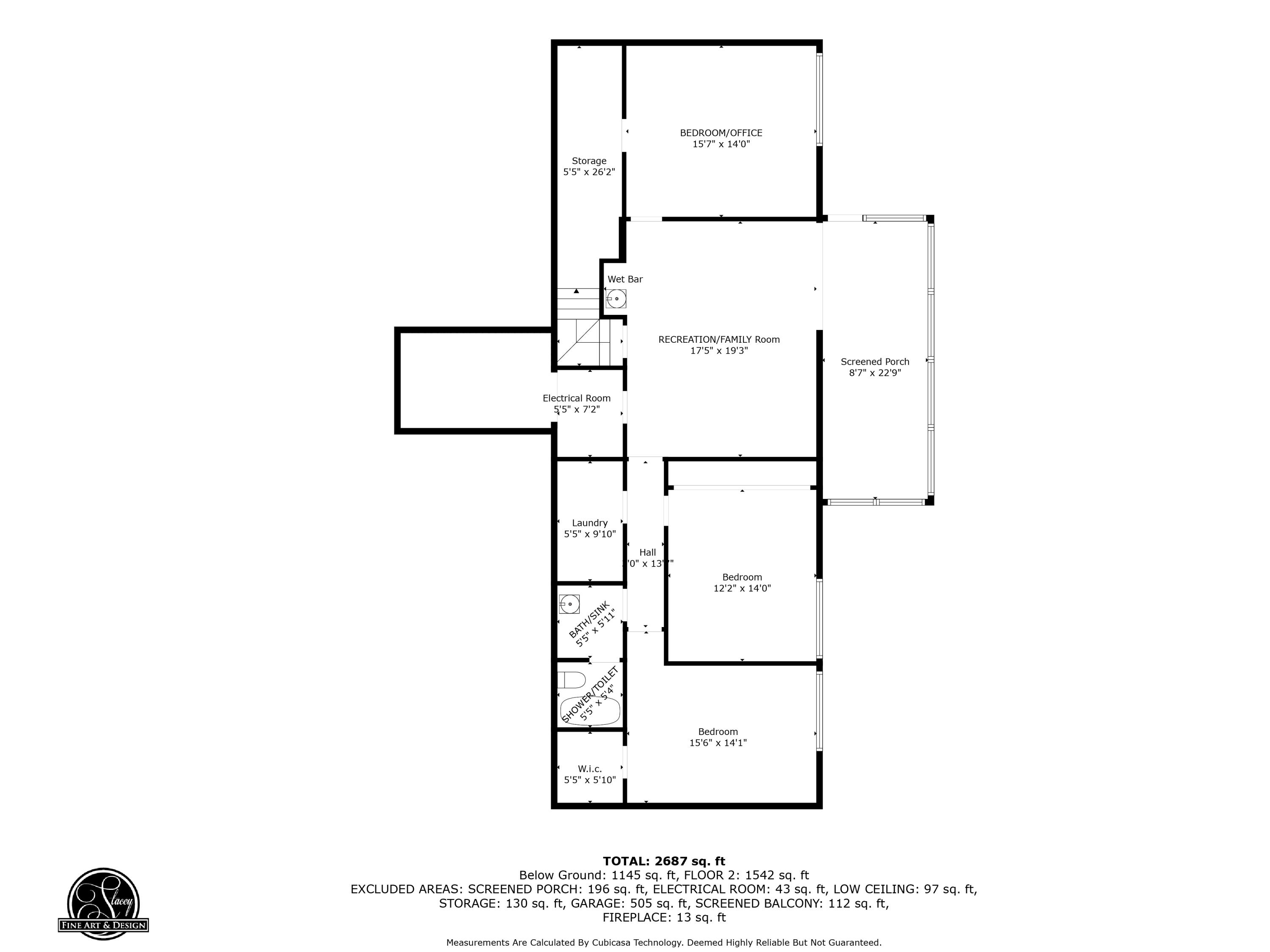 11240 Trinkle Road Dexter, MI 48130 - Photo 52 of 52 lower level floor plan