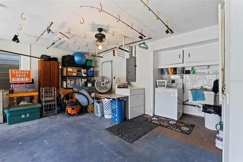 a view of storage and utility room