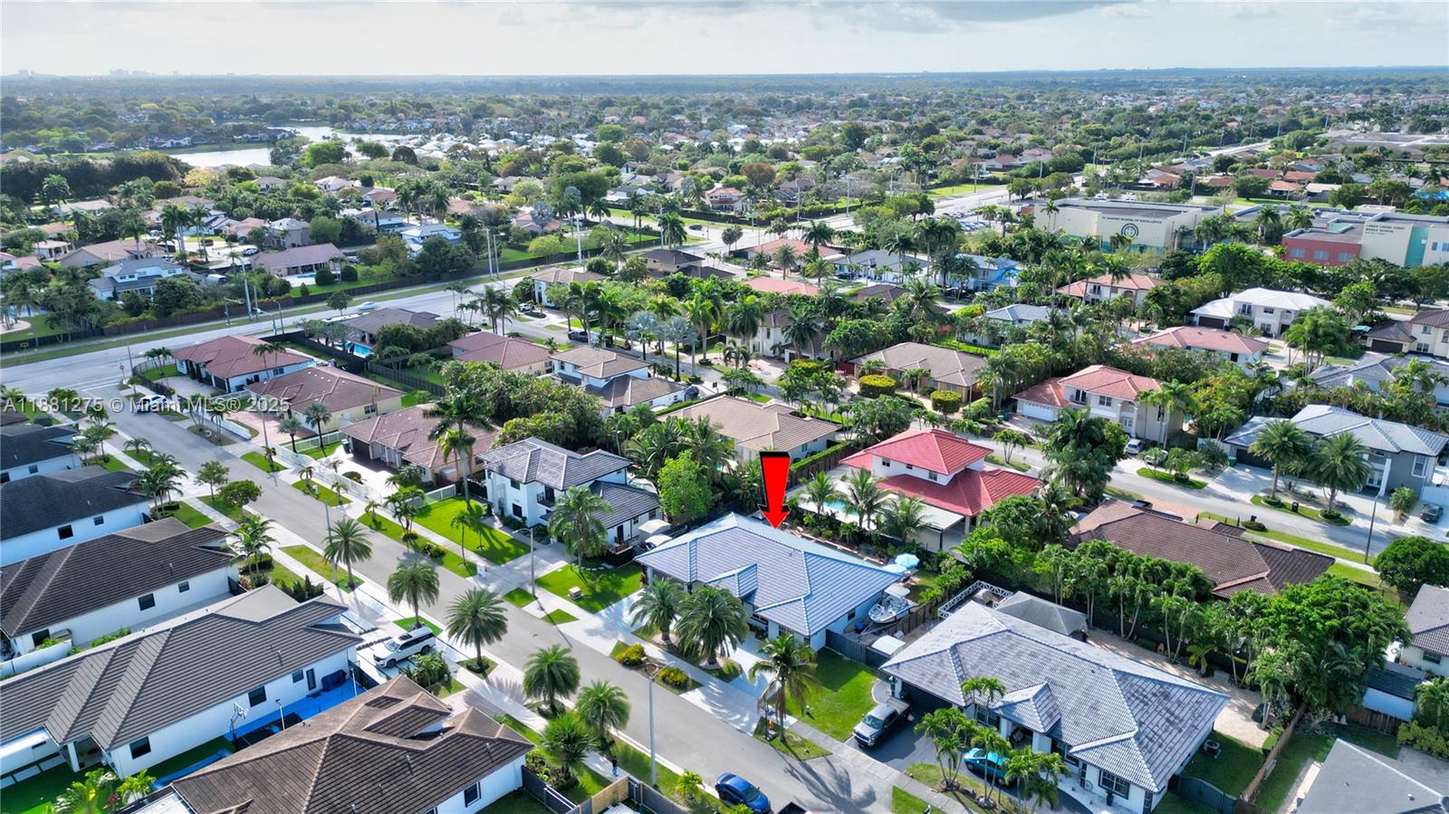 15750 Southwest 45th Street Miami, FL 33185 - Photo 43 of 45 an aerial view of house with yard