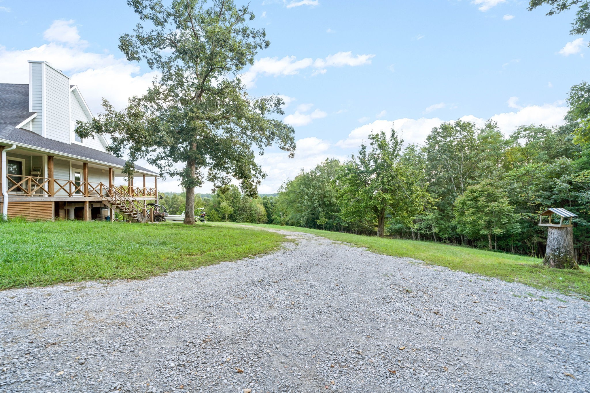 554 Hayes Ridge Road Indian Mound, TN 37079 - Photo 24 of 40 a view of a house with a big yard and large trees