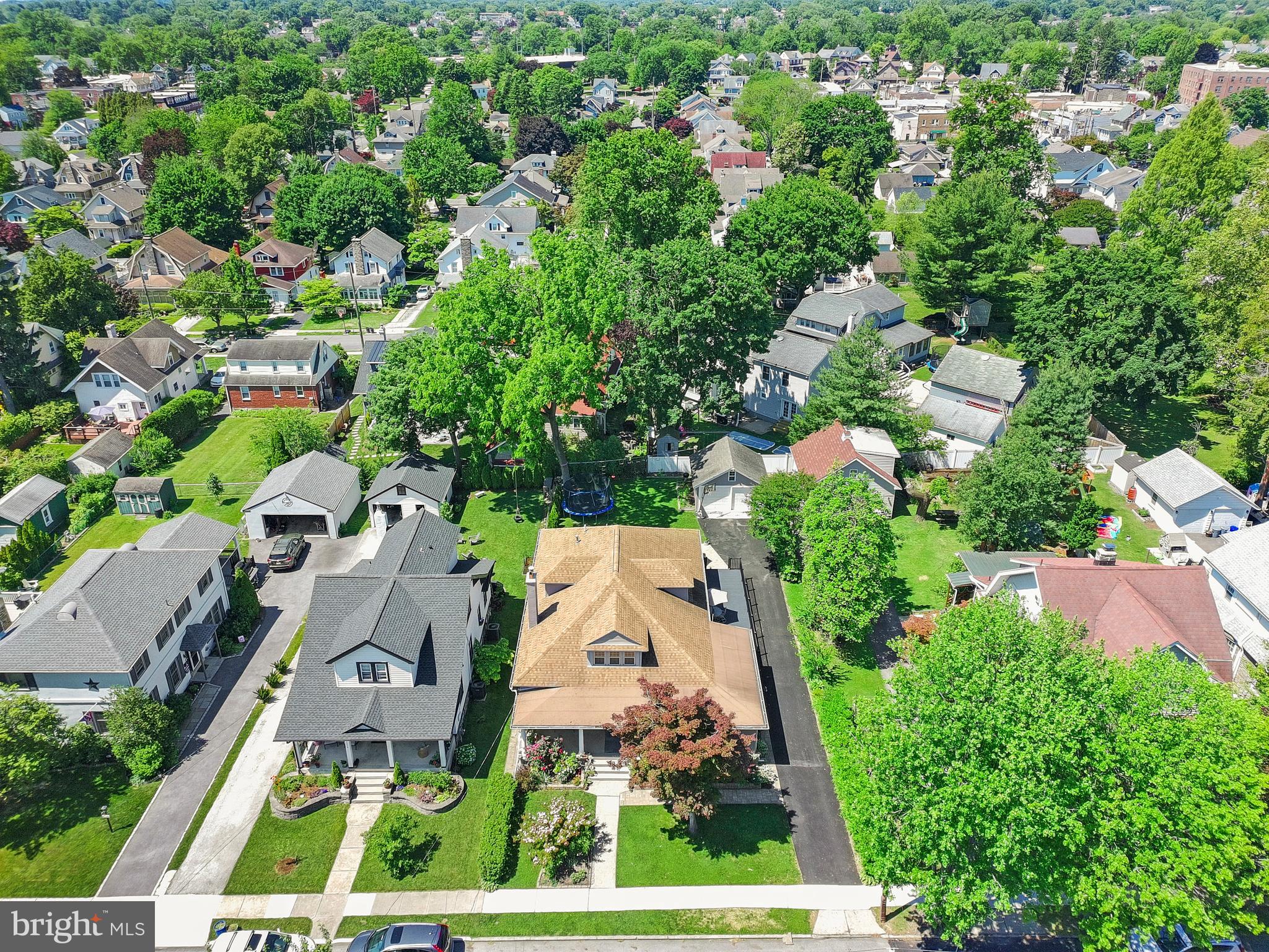 1118 Allston Road Havertown, PA 19083 - Photo 53 of 58 an aerial view of residential houses with outdoor space
