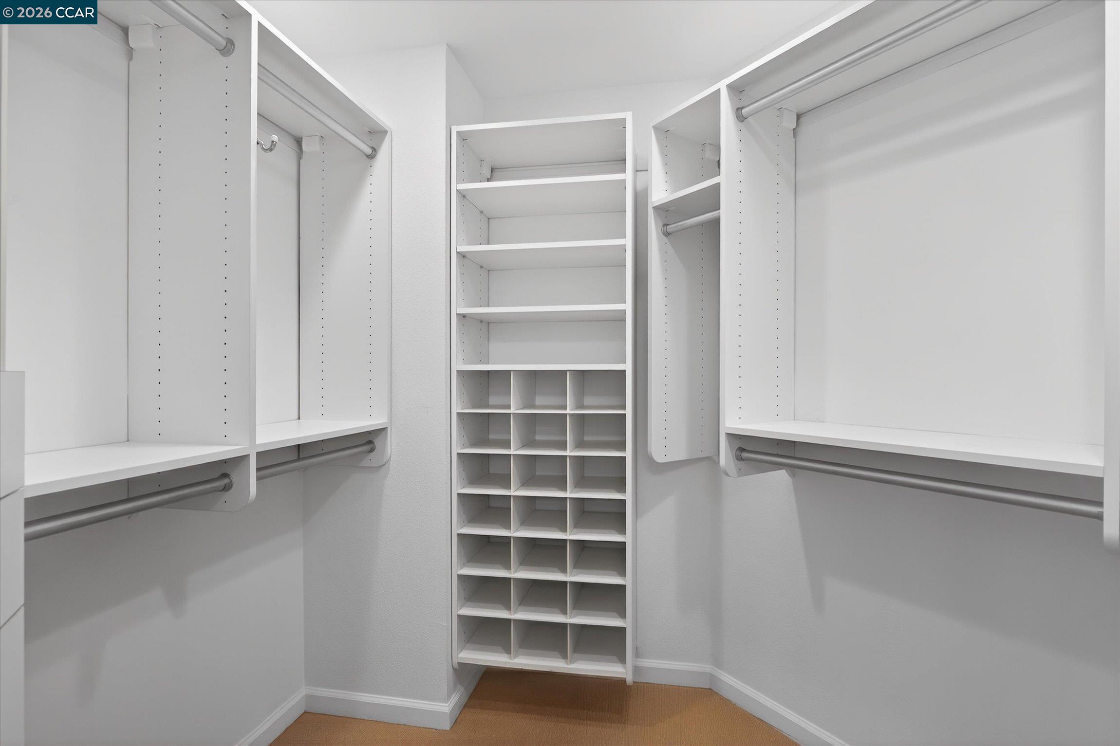 4059 West Lakeshore Drive San Ramon, CA 94582 - Photo 30 of 45 a view of walk in closet with empty racks