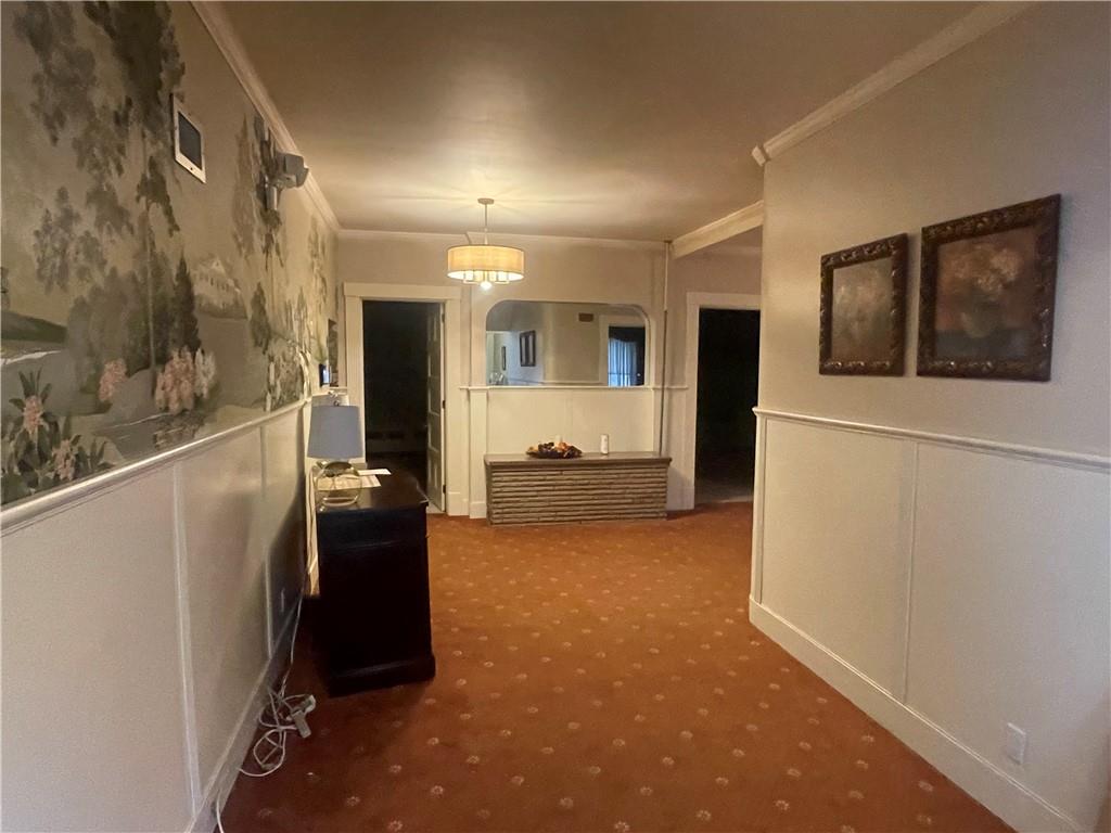 701 Thompson Avenue Donora, PA 15033 - Photo 26 of 36 view of living room with furniture and a refrigerator