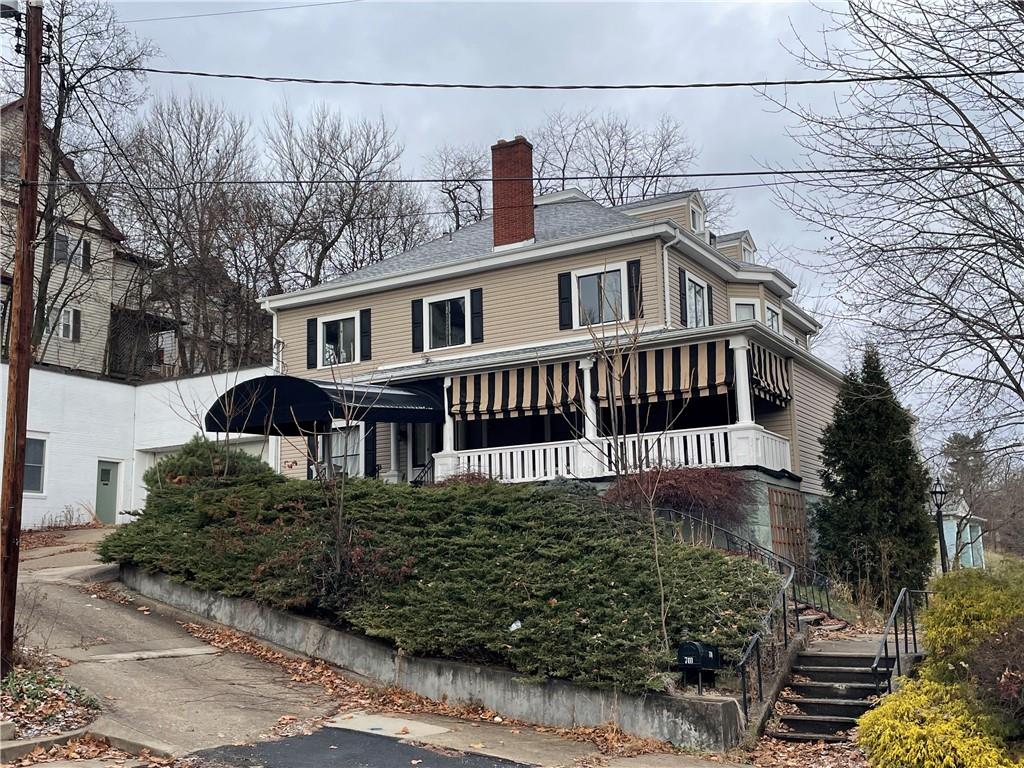 701 Thompson Avenue Donora, PA 15033 - Photo 36 of 36 a front view of a house with a yard
