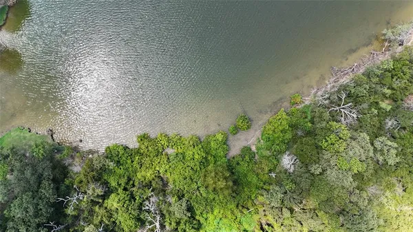 an aerial view of a houses with ocean view