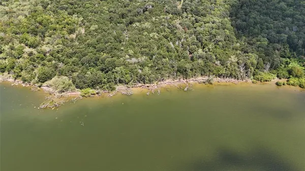 a view of a lake and mountain