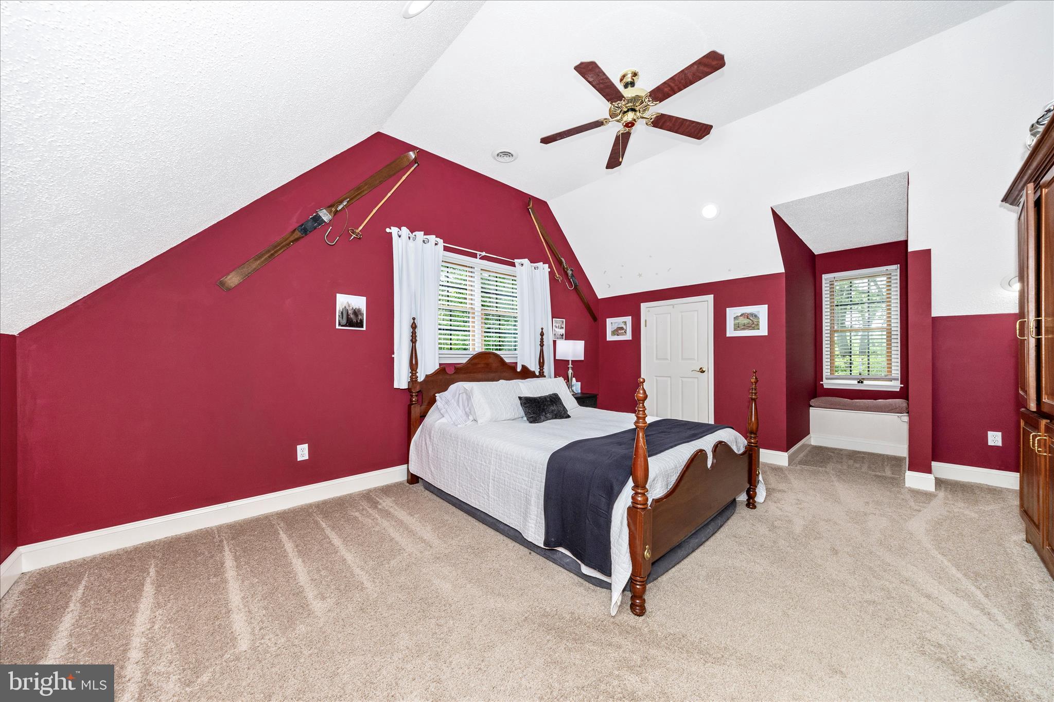 15810 Spade Road Hagerstown, MD 21740 - Photo 26 of 76 a bed room with a bed and a ceiling fan