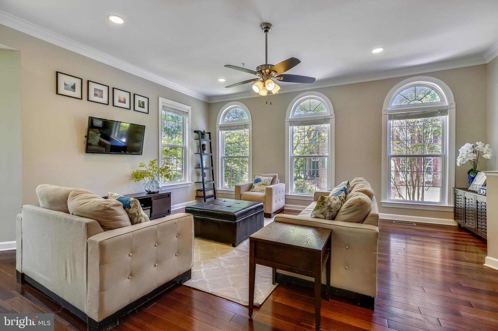 5944 Halpine Road Rockville, MD 20851 - Photo 3 of 54 Living Room with Palladian Windows