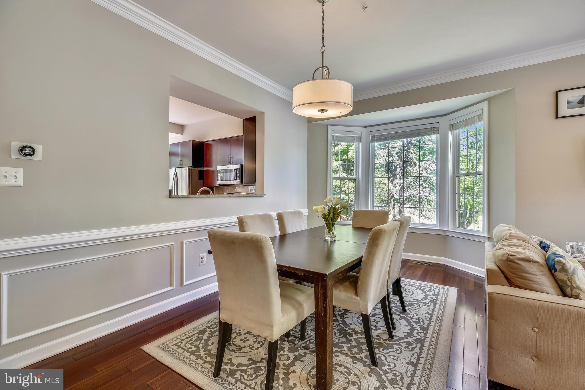5944 Halpine Road Rockville, MD 20851 - Photo 8 of 54 Dining Room Area - Custom Pass-Thru from Kitchen