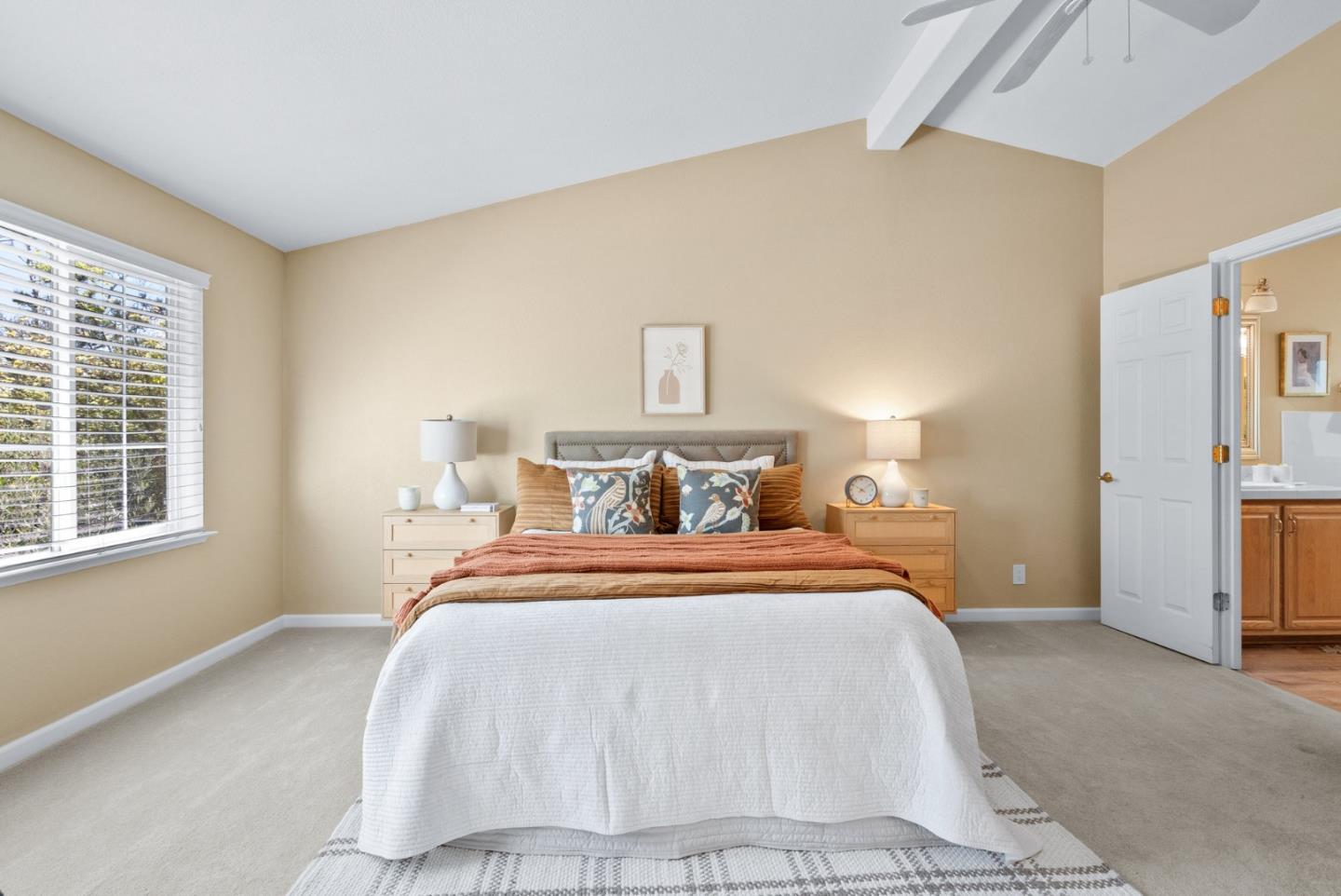 552 Bean Creek Road Scotts Valley, CA 95066 - Photo 42 of 76 a bedroom with a bed and a window