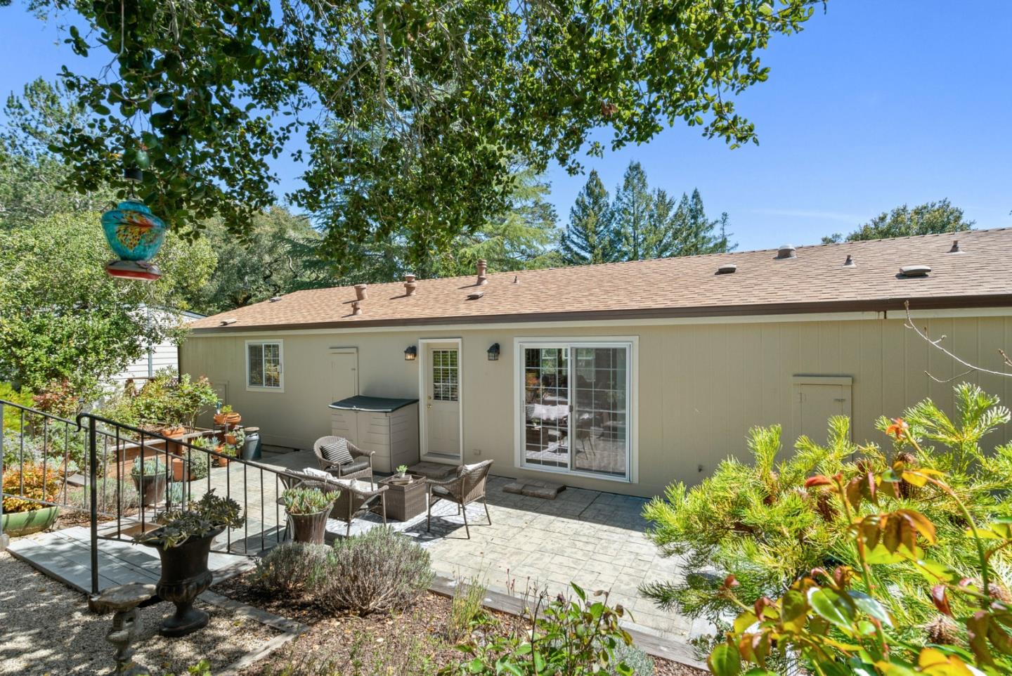 552 Bean Creek Road Scotts Valley, CA 95066 - Photo 62 of 76 a view of a house with backyard