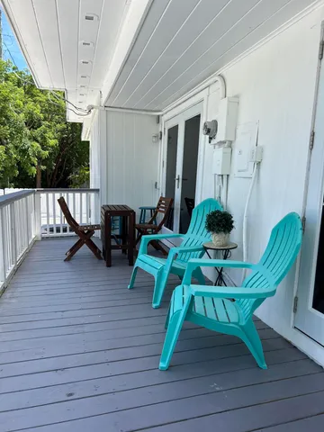 a view of outdoor space with seating area