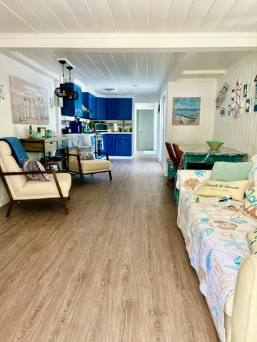 a view of a terrace with seating space