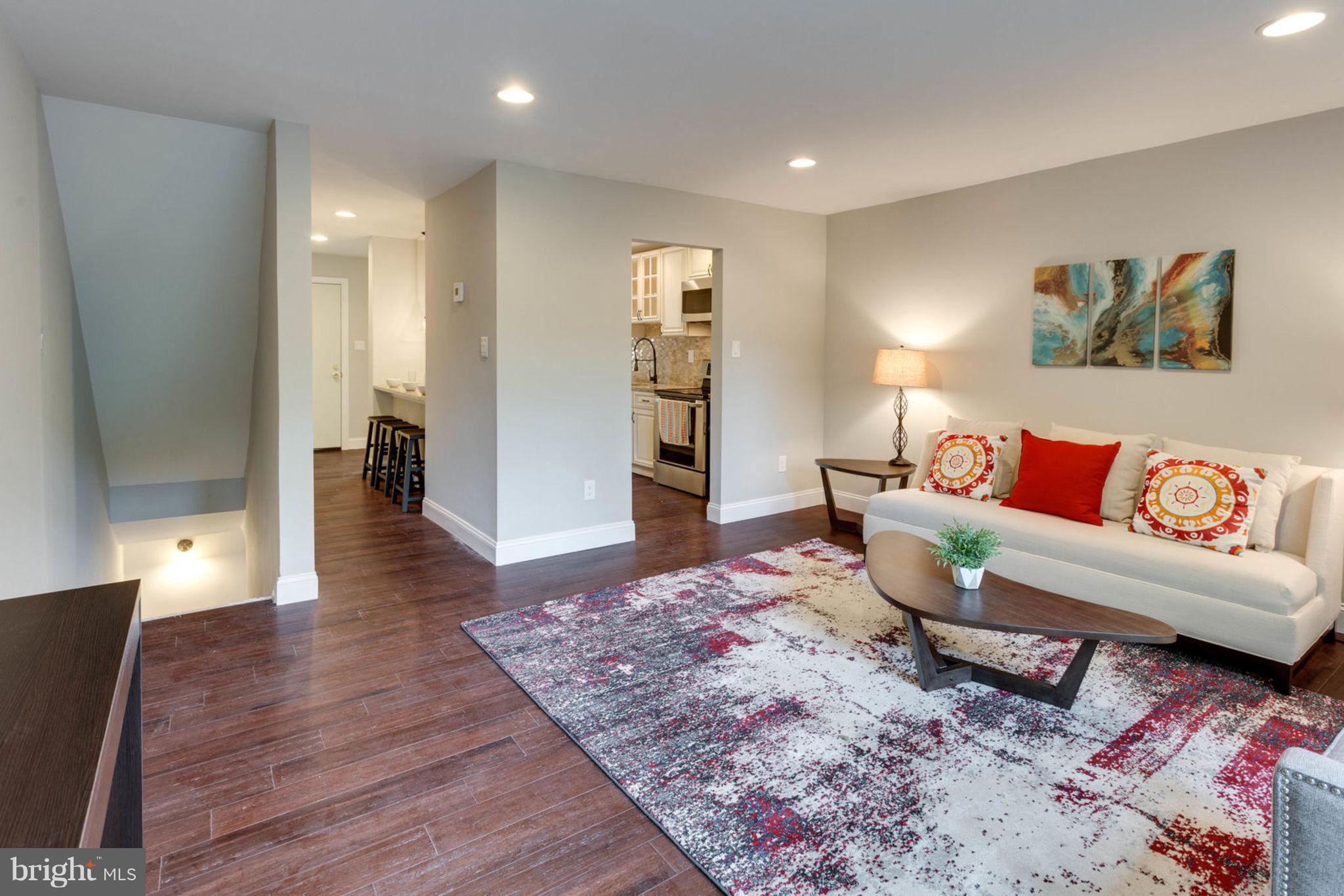 2349 Southgate Square Reston, VA 20191 - Photo 13 of 30 a living room with furniture and wooden floor