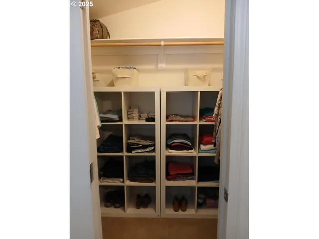 a view of a glass door with a glass door