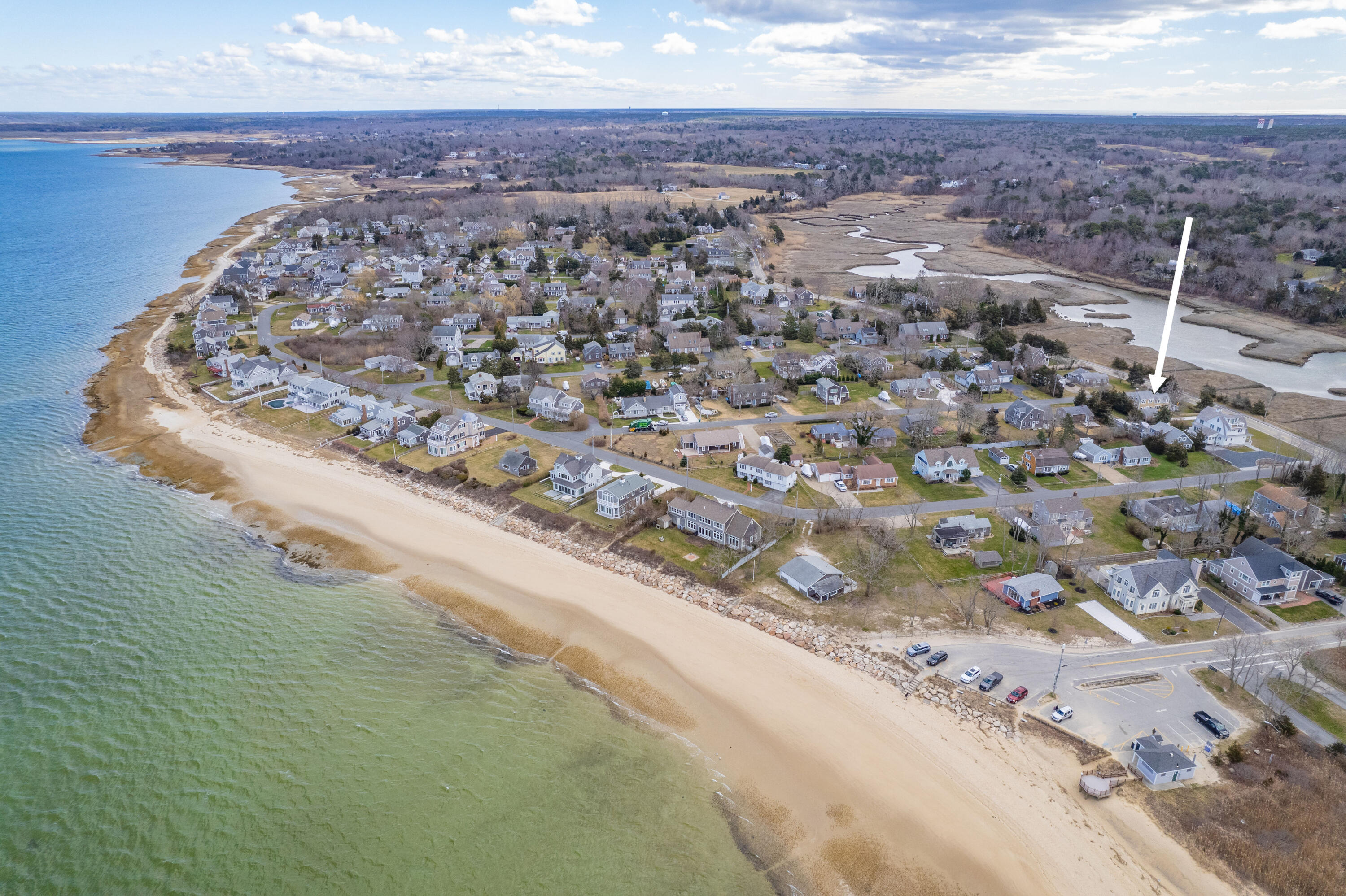 40 Commerce Road Barnstable, MA 02630 - Photo 37 of 43 an aerial view of a house