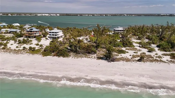 a view of a lake with a ocean view