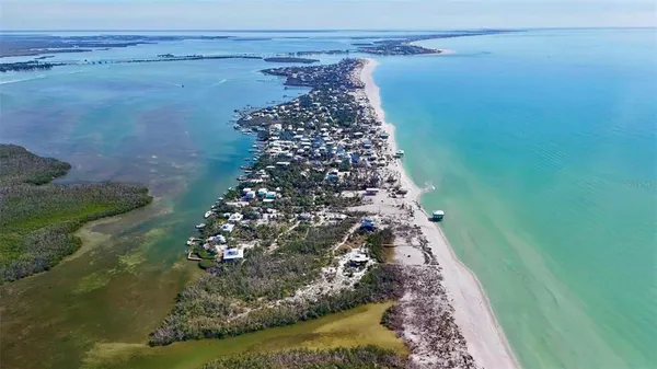 a view of an ocean and beach