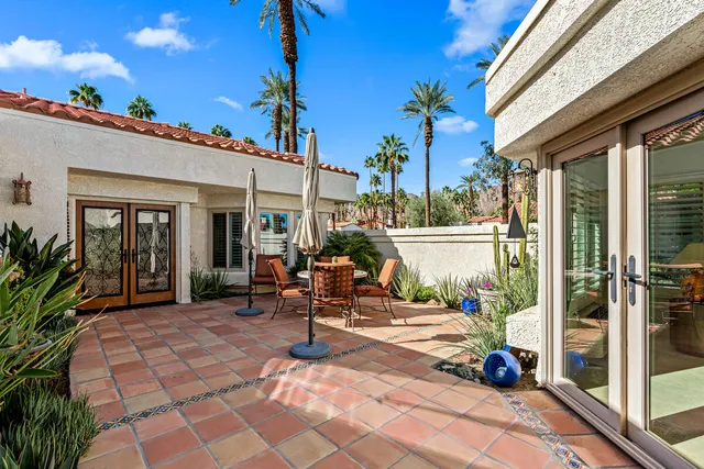 a view of a pathway with a plants