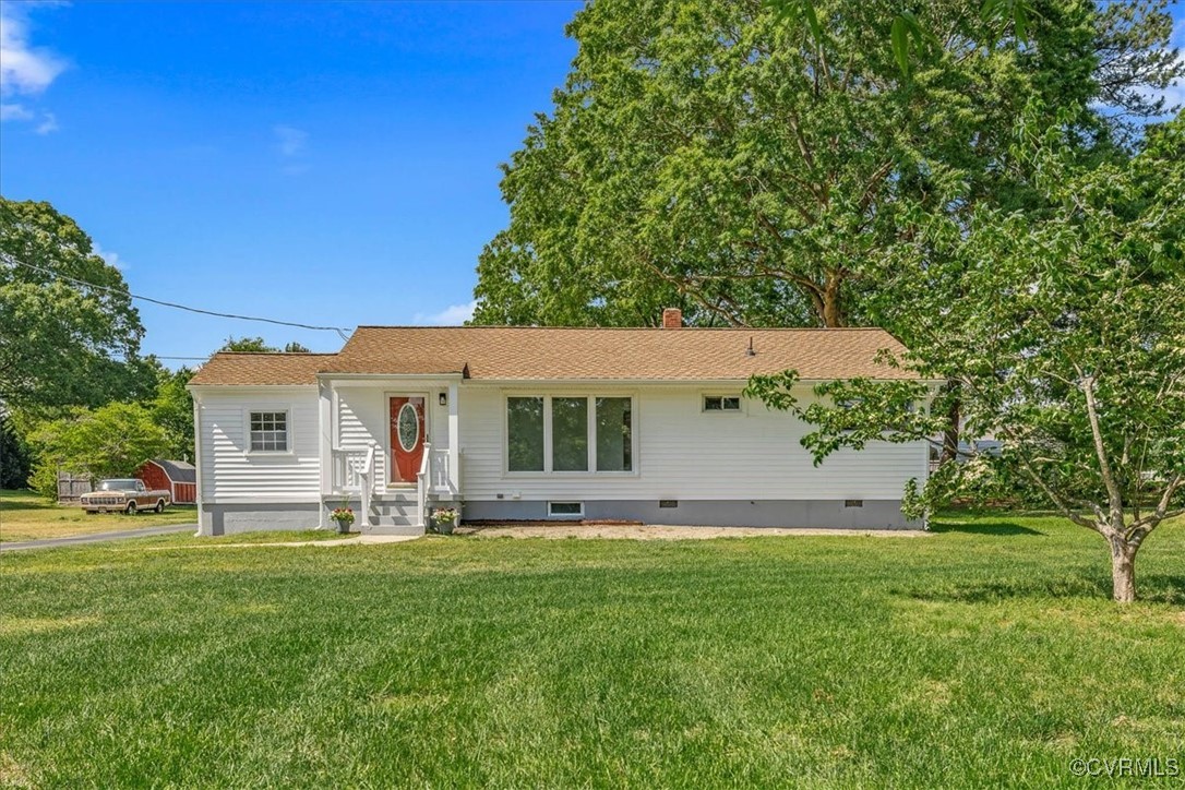 25516 Cox Road Petersburg, VA 23803 - Photo 3 of 26 Ranch-style home with a front yard
