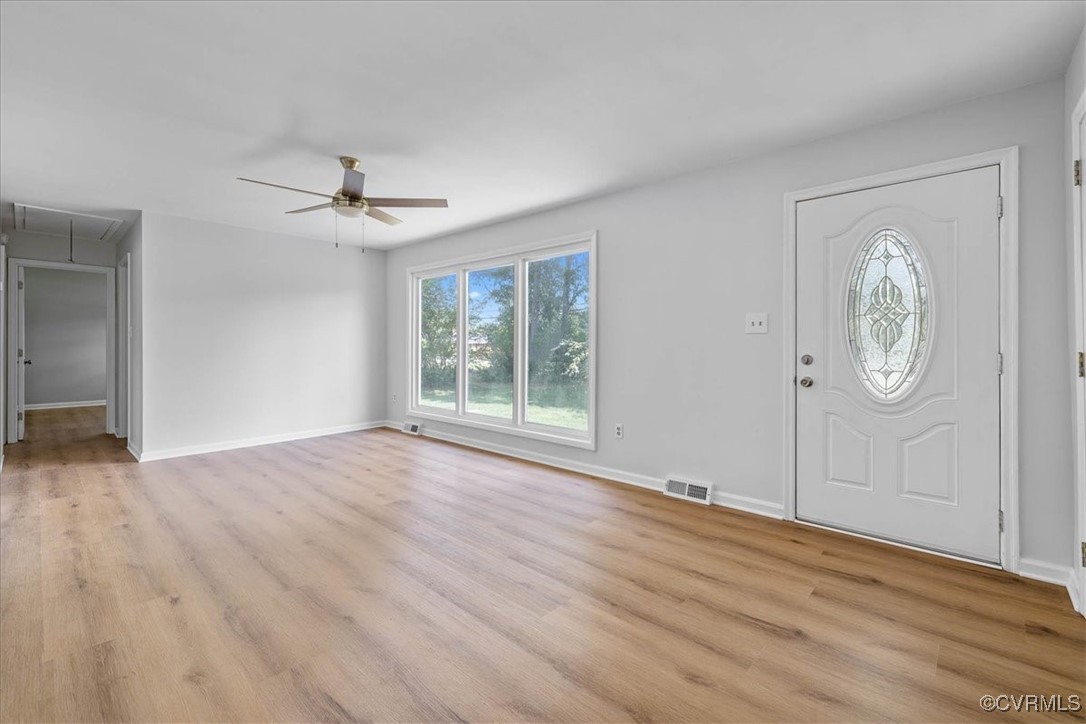 25516 Cox Road Petersburg, VA 23803 - Photo 8 of 26 View of living room from the dining room area