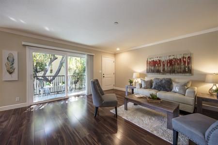2580 Homestead Road, Unit 4204 Santa Clara, CA 95051 - Photo 8 of 19 a living room with furniture and a large window