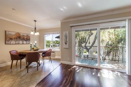 2580 Homestead Road, Unit 4204 Santa Clara, CA 95051 - Photo 9 of 19 a view of a dining room with furniture window and wooden floor