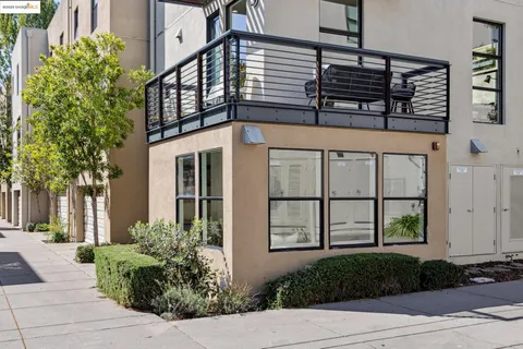 a flower on the side of a building