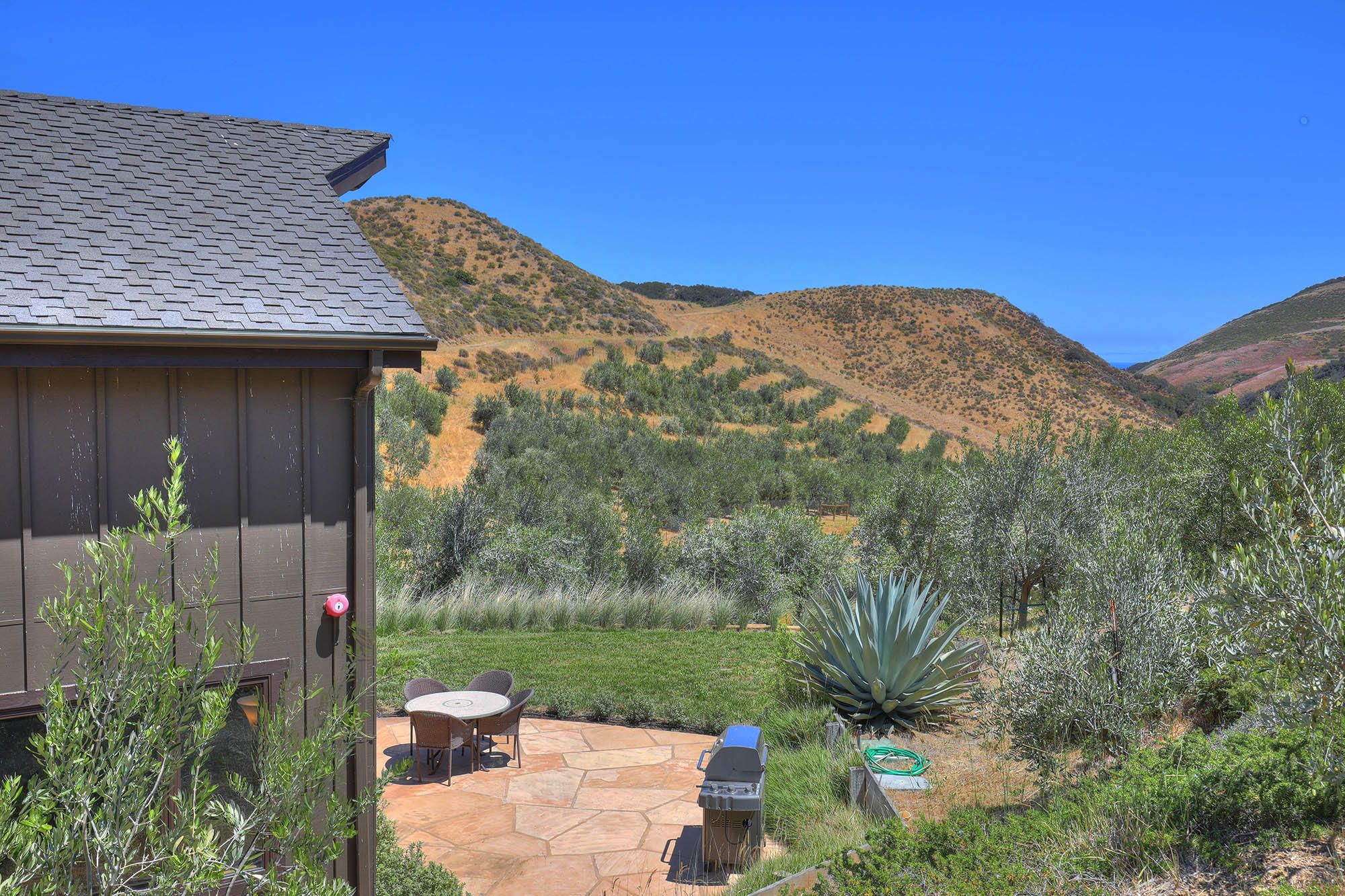 66 Hollister Ranch Road Goleta, CA 93117 - Photo 3 of 15 back yard with view of orchard